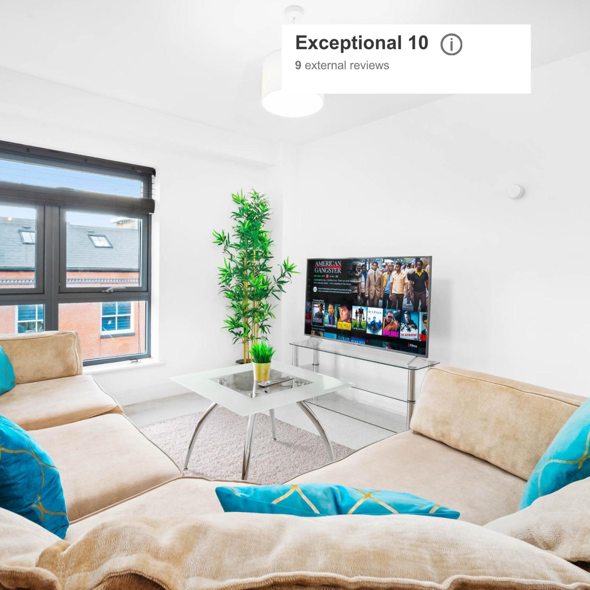 Birmingham City Centre Apartment - Wifi - Netflix - Top Rated - 59L Luaran gambar